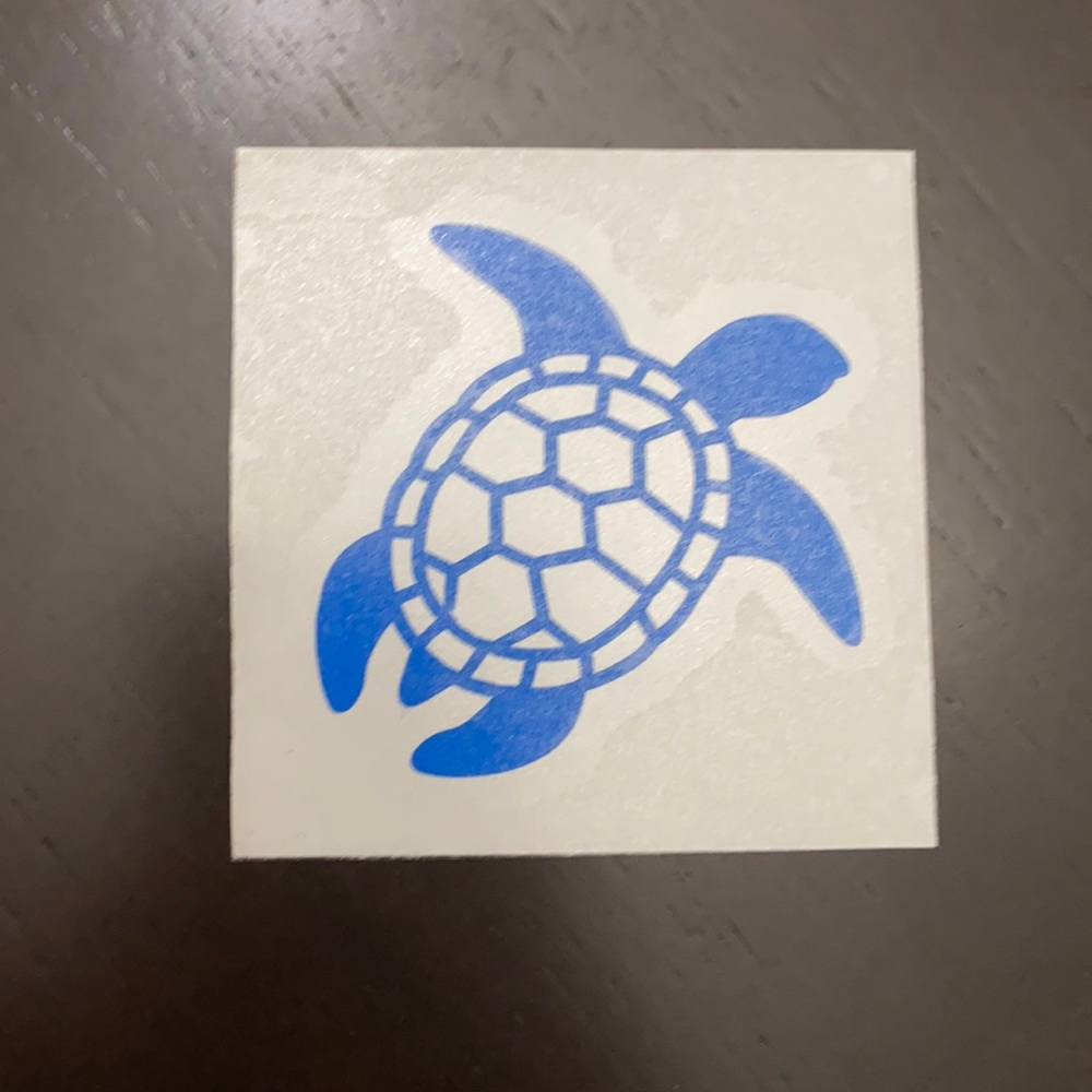 Sea turtle decal